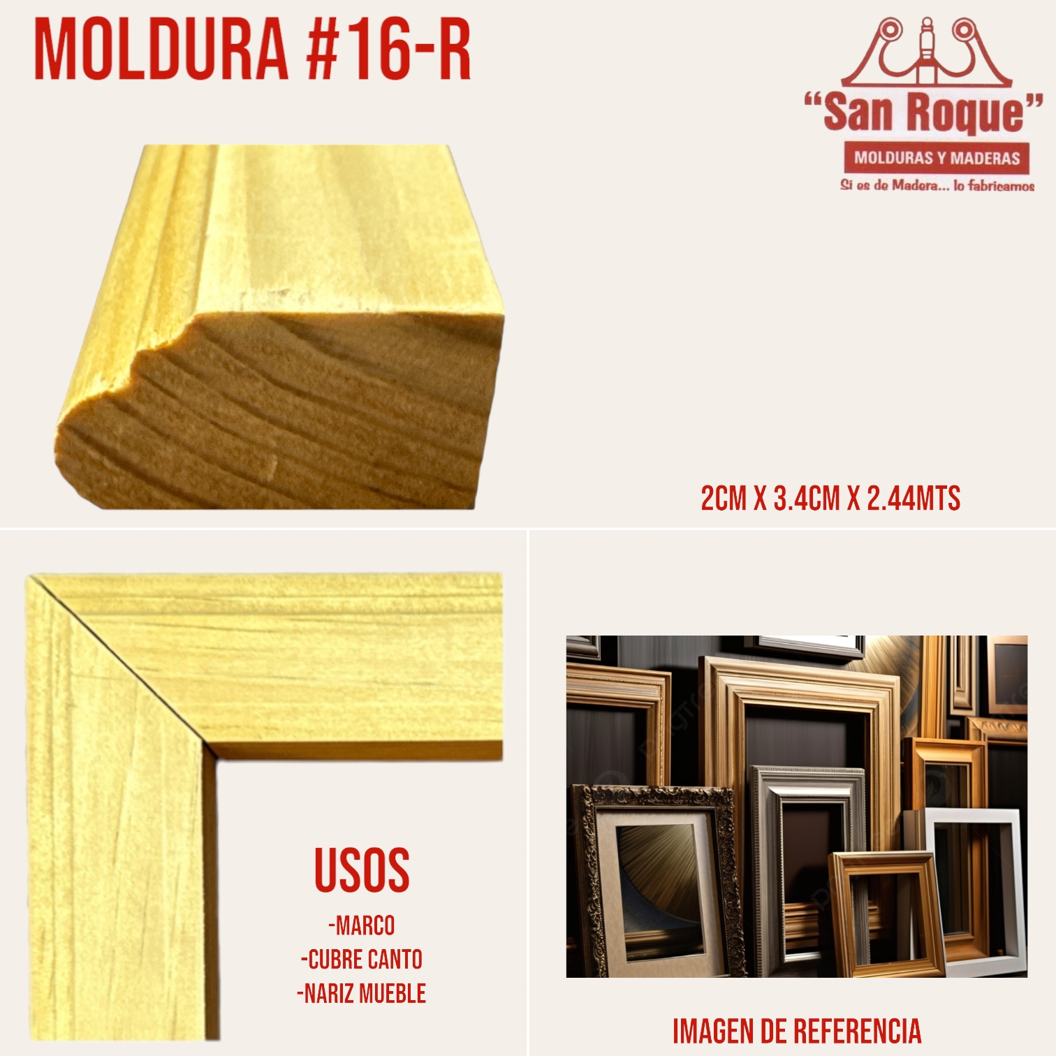 Molduras » Molduras y Maderas San Roque