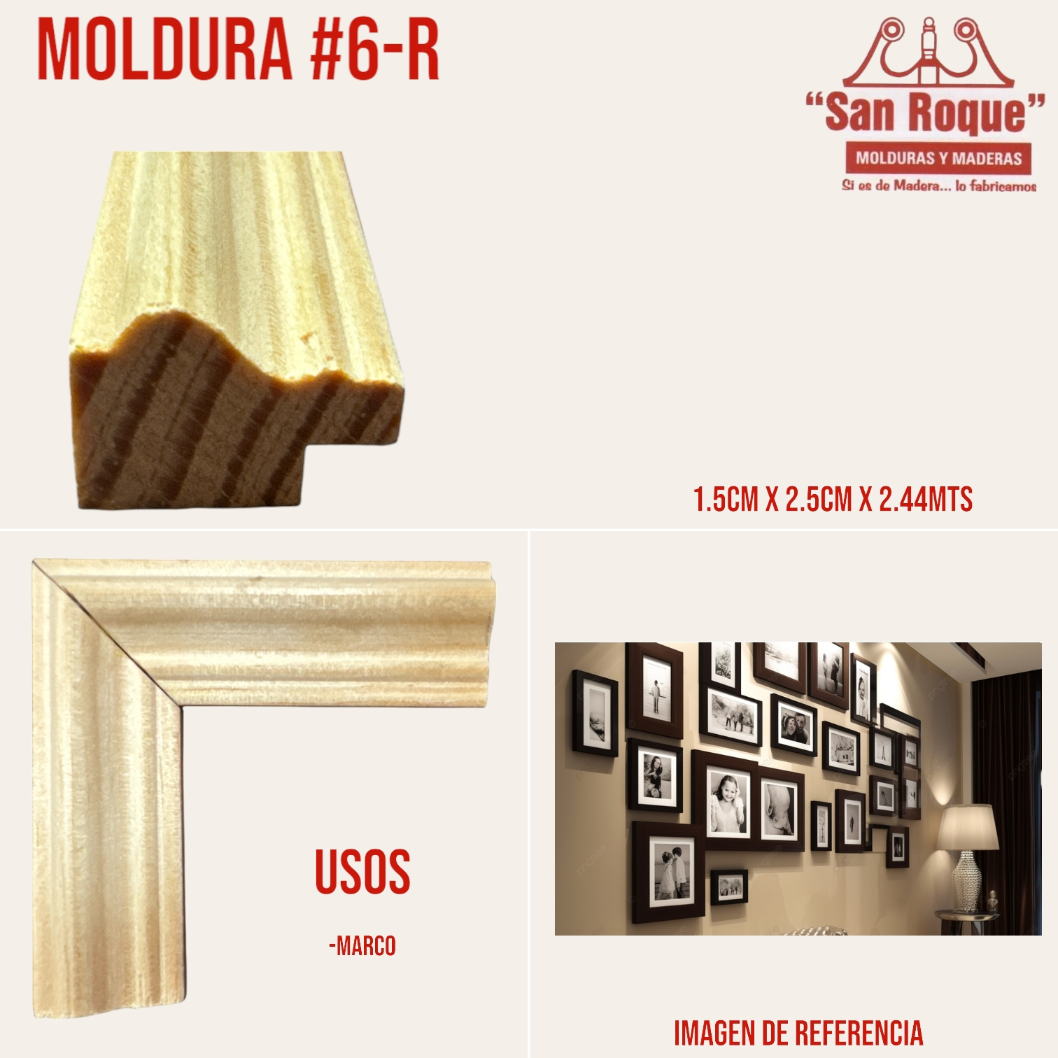 Molduras » Molduras y Maderas San Roque